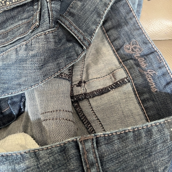 Guess blue Jeans Stretch material size 30, Silver stones - Picture 7 of 7